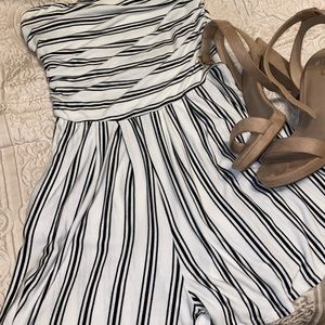 Striped romper